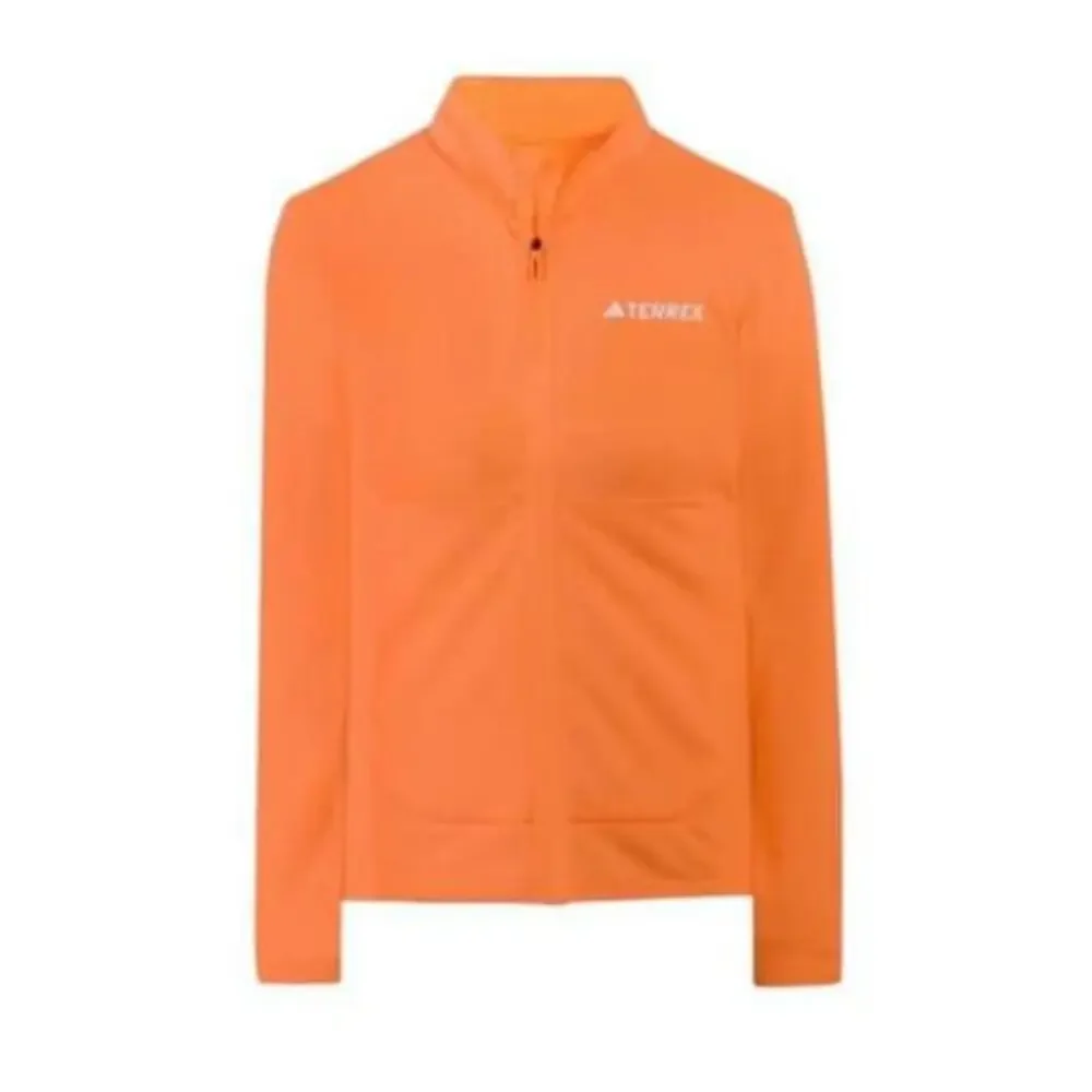 Adidas Terrex Orange Light Fleece Jacket Zip up s New w tags